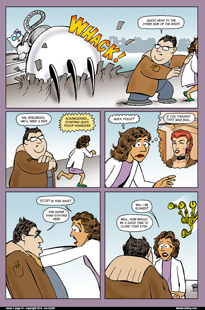 Okay, so the last thing I do every page is think of a title, and there it was. Low hanging fruit, people, I HAD to take it!