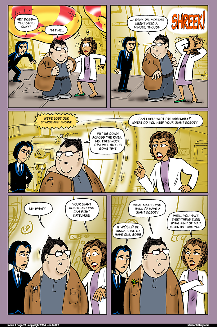 Okay, so the last thing I do every page is think of a title, and there it was. Low hanging fruit, people, I HAD to take it!