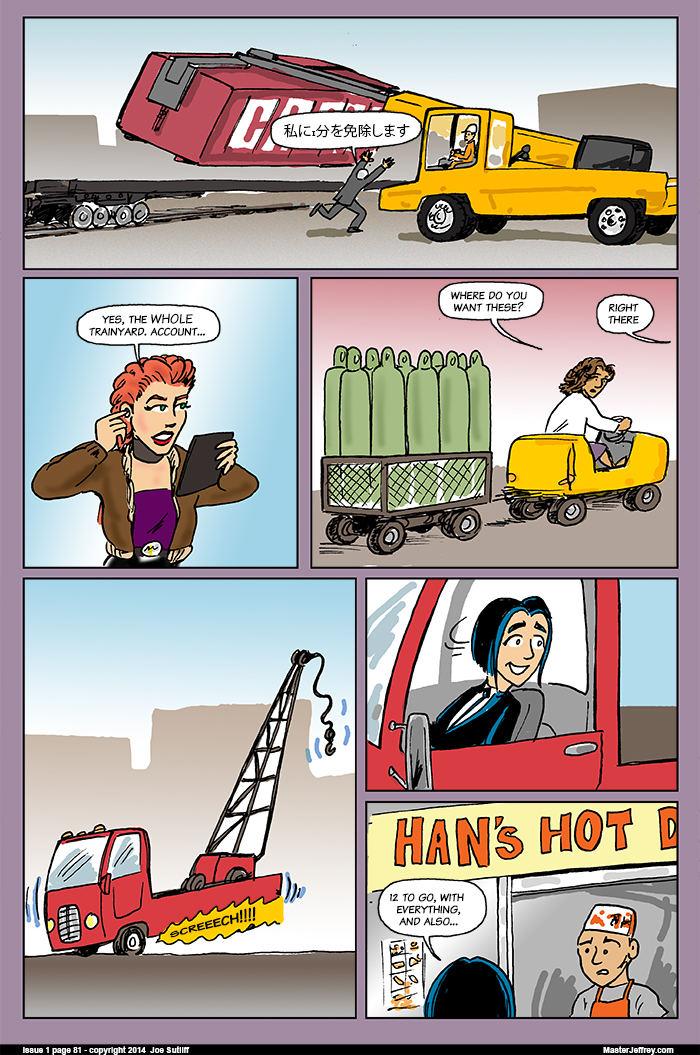 Okay, so the last thing I do every page is think of a title, and there it was. Low hanging fruit, people, I HAD to take it!